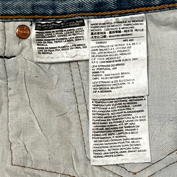 Levi’s 501 Ripped Jeans - Picture 8 of 10